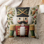 キルティングされたクリスマスくるみ割り クッション (ブランケット)