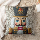 キルティングされたクリスマスくるみ割り クッション (ブランケット)