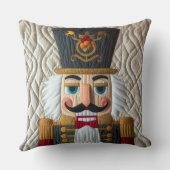 キルティングされたクリスマスくるみ割り クッション (裏面)