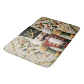 キルティングされたクリスマスくるみ割り バスマット (アングル)