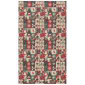 キルティングされたクリスマスデザイン テーブルクロス (正面)