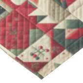 キルティングされたクリスマスデザイン テーブルクロス (アングル)