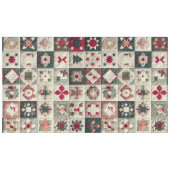 キルティングされたクリスマスデザイン テーブルクロス (正面(横))