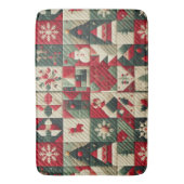 キルティングされたクリスマスデザイン バスマット (正面縦)