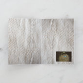 キルティングされた背景に羊のカードをジュディス カード (内部)