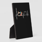 キルティングと裁縫は私の大好きなハートビートギフト フォトプラーク (側面)