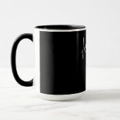 キルティングと裁縫は私の大好きなハートビートギフト マグカップ (左)