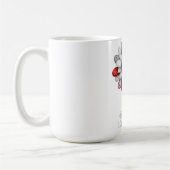 キルティングのひまわりとハートのコーヒーマグ コーヒーマグカップ (左)
