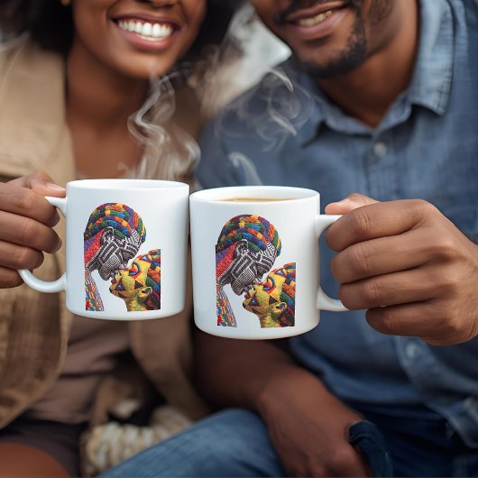 キルティングのコーヒーマグを祝う コーヒーマグカップ