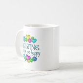 キルティングの幸福 コーヒーマグカップ (正面左)