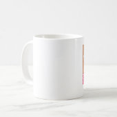 キルティングの概念 コーヒーマグカップ (正面左)