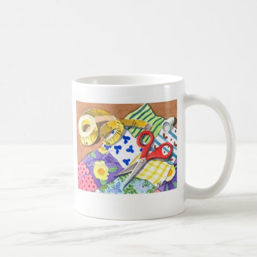 キルティングの概念 コーヒーマグカップ (右)