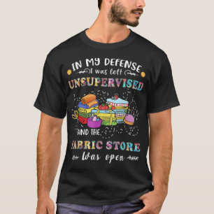 キルティングの無監視布店のキルターおもしろい Tシャツ