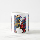 キルティングの芸術を祝う コーヒーマグ コーヒーマグカップ (中央)