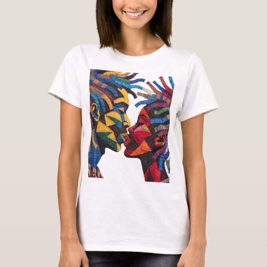 キルティングの芸術を祝うTシャツ Tシャツ (正面)