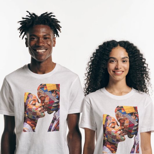 キルティングの芸術を祝うTシャツ Tシャツ