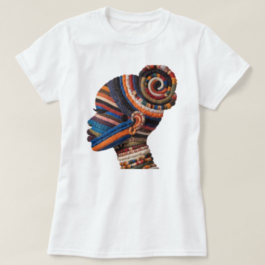 キルティングの芸術を祝うTシャツ Tシャツ (デザイン正面)