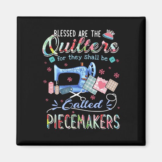 キルティングの贈り物|キルティングを呼び出す マグネット (正面)