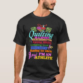 キルティングはスポーツI_mアスリート裁縫かぎ Tシャツ (正面)
