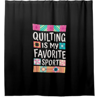 キルティングは私のスポお気に入りのート |キルティング愛好家 シャワーカーテン