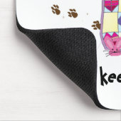 キルティングは私を健全保ちます! マウスパッド (コーナー)