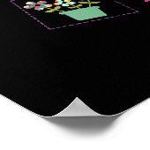 キルティングウォメンズ引用文がキルターについて聞く ポスター (角)