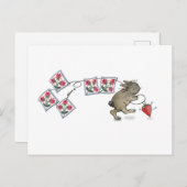 キルティングウサギ ポストカード (正面/裏面)