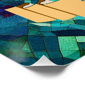 キルティングカラフルタコ ポスター (コーナー)