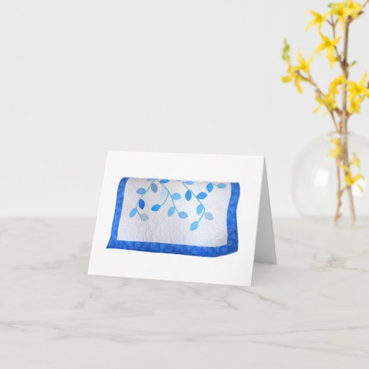 キルティングカード カード (黄色い花)