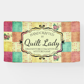 キルティングキルターグランジパッチワーク工芸ショーブース 横断幕