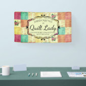 キルティングキルターグランジパッチワーク工芸ショーブース 横断幕 (トレードショー)