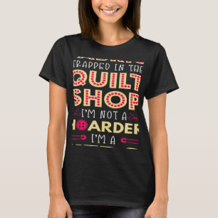 キルティングキルター織布製タップホアルダーキルトショップ Tシャツ