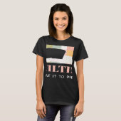 キルティングキルター裁縫機械布模様クイ Tシャツ (正面フル)