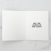 キルティングキルター誕生日カード カード (内部)