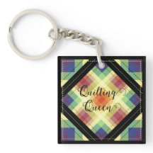 キルティングクイーンキーチェーン