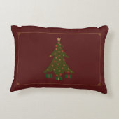 キルティングクリスマスアクセント枕 アクセントクッション (裏面)