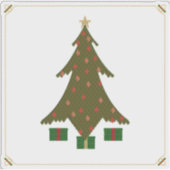 キルティングクリスマスコンターシール シール (正面)