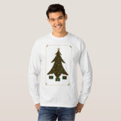 キルティングクリスマスメンズライトシャツ Tシャツ (正面フル)