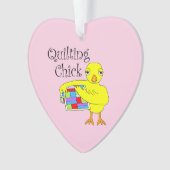 キルティングシック文字 オーナメント (正面)