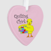 キルティングシック文字 オーナメント (正面)