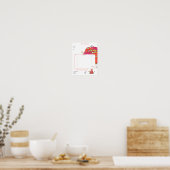 キルティングツリーのクレフター用請求書シート ポスター (キッチン)