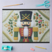 キルティングデザインくるみ割りクリスマスクリスマス 薄葉紙 (クラフト)