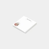 キルティングハンドバッグ A Note From 名前 メモ帳 ポストイット (アングル)