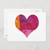 キルティングハート ポストカード (正面/裏面)