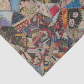 キルティングパッチワークカラフルコラージパターン 薄葉紙 (詳細)