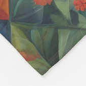 キルティングパトカラフルレン – キルティング恋人 フリースブランケット (角)