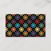 キルティングビジネスキルターズカスタムアミッシュキルト 名刺 (裏面)