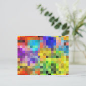 キルティングピクセル ポストカード (スタンド正面)