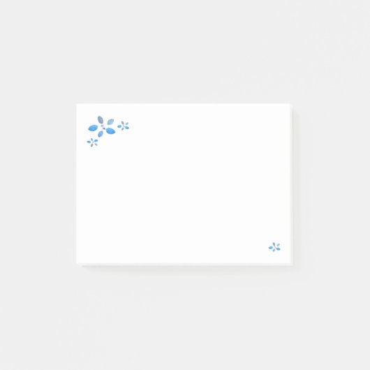 キルティングフローラノート ポストイット (正面)