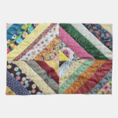 キルティングプリントパターン キッチンタオル (横)